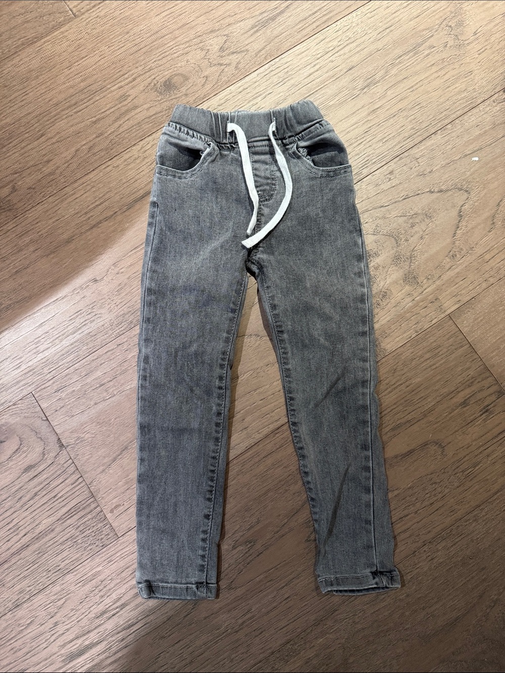Little Bipsy Grey Elastic Waist Pull-On Jeans